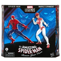 [f34565l] Spider-Man and Spinner figures from Marvel Legends 2