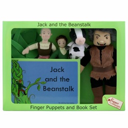 [PC007903] مجموعات القصص التقليدية: جاك وشجرة الفاصولياء- دمية الاصابع ومجموعة الكتب 