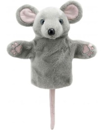 [pc008036] CarPets Glove Puppets: Mouse (Grey) interactive 32 cm and 12 +m 