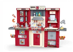[1234-7E] Play house kitchen grill set 3 in 1 - 142 pieces