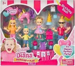 [GOD33066] Love Diana 5 Princess Birthday Party Figures