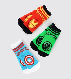 [MRVL600061] Boys Crew Socks - Pack of 3