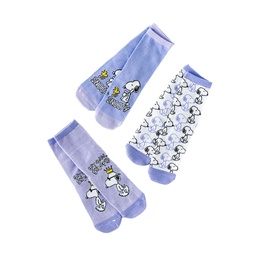 [PNT300727] Snoopy Crew socks 3-pack