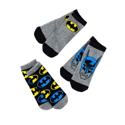 [WB600108] Short Socks - Batman - Pack of 3 - Gray
