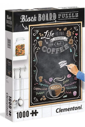[39466] Clementoni coffee chalkboard puzzle 1000 pieces