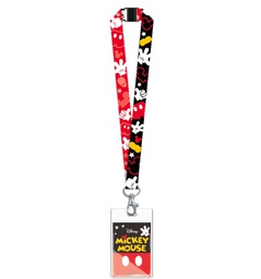 [84422] Lanyard with Card Holder - Mickey 