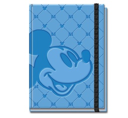 [84278] Mickey Mouse Blue Deluxe Notebook