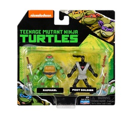 [81140] Teenage Mutant Ninja Turtles Raphael and Foot Soldier Figure
