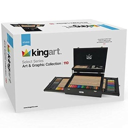 [130] KingArt drawing colors, a selection of 110 pieces