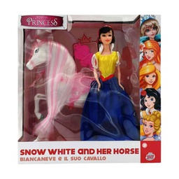 [GG03024E] الأميرة سنو وايت مع حصان