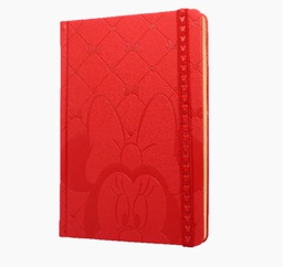 [84279RED] Disney Mickey Mouse Minnie Deluxe Notebook