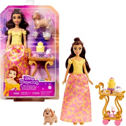 [HLW20] Disney Princess Belle doll with sparkly outfit, tea trolley