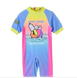 [PNT800938] Snoopy One Piece Girls Swimsuit