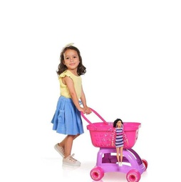 [SNC-BRB202123] 2-in-1 shopping cart from Barbie