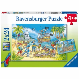 [RVN50895] Ravensburger Puzzle Island Adventure-2x24