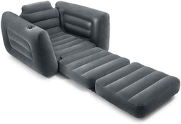 [INT66551] Intex Retractable Inflatable Sofa Chair with Mattress
