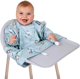 [IB038R] بيبادو طقم مريلة وأدوات مائدة لفطام الطفل