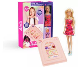 [brb23-2447] Barbie bead set with Barbie doll