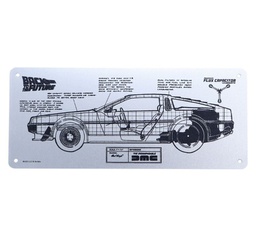 [UV-BF208] Back to the Future Limited Edition DeLorean Schematic Fan-Plate