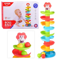 [HE0292] Roller Ball Track Toy for Kids - 16 Pieces