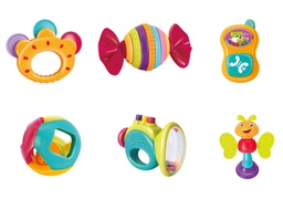 [939A] Baby Rattle (6 pBaby rattle - 6 piecescs