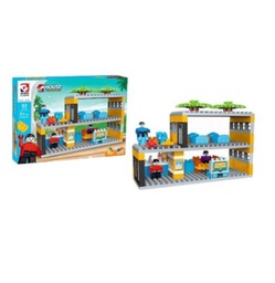 [HJ-35009B] Block Building Toy Set - 92 Pieces