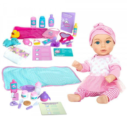 [6450] Baby Amora My Life Feeding Love Doll Collection 15 Inch