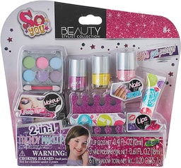 [T08281-A-A] Fashionable 2 in 1 makeup set for girls from Tasya