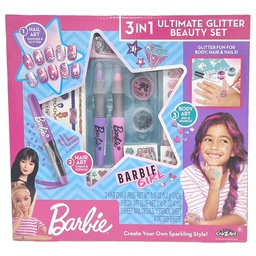 [CA-34072] Barbie 3-in-1 Ultimate Glitter Beauty Set