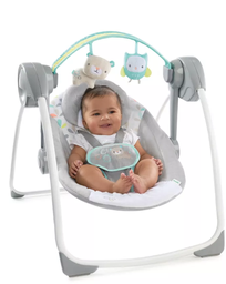 [10845] Ingenuity Comfort 2 Go Compact Portable Baby Swing with Music