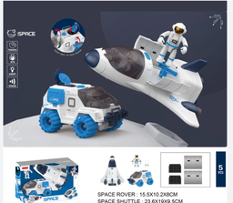 [MW7785] Space exploration aircraft.radar vehicle with lighting &amp; sound include battery