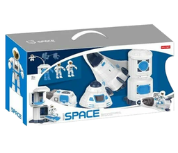 [MW9981] Space exploration Space capsule.aircraft.radar vehicle .flying saucer set with lighting  