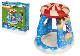 [26-52270] Small play time pool with umbrella hat, 91X91X89CM