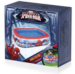 [26-98011] Spider-Man Rectangular Swimming Pool 201X150X51 cm 