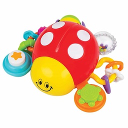 [WF-0720] Ladybug rattle toy 16 cm