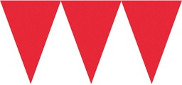 [120099.40] Party Decoration | Pennant Paper Banner | Red color