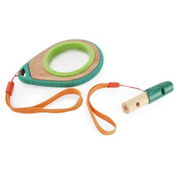 Hape-a magnifying glass and whistle for your little adventurer