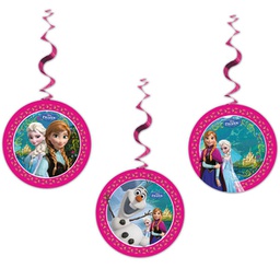 [SQUI2425] Bundle of 3 Frozen - Disney Princess - Birthday Party Decorations