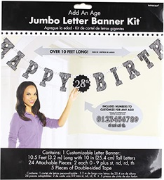 [SQUI2576] Amscan Large Letter Banner Birthday Party Banner