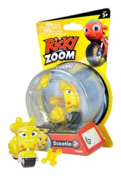 [T20020A1] Ricky Zoom Scooter - By Tommy - Sealed - Free Standing - Freewheel