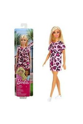 [T7439] BARBIE DOLL GOWN GREEN WATER PRINT HEARTS