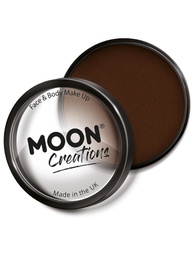 [C24111] Pro Face Paint Cake Pots -  Dark Brown ( Clamshell) 