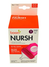 [B11288] Boon -NURSH Silicone Bottle 4oz Pink