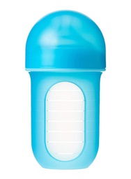[B11290] Boon -NURSH Silicone Bottle 8oz Blue