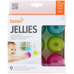 [B11138] 9 Pieces Wall Mount Suction Cup Bath Toys Set Jelly Candy Design