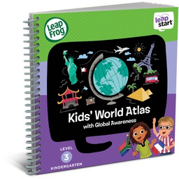[LF 80- 21606] LeapStart™ Kids’ World Atlas with Global Awareness 30+ Page Activity Book