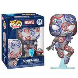 [FU56155] Funko POP Marvel Art Series-35 -Spider-Man National Era