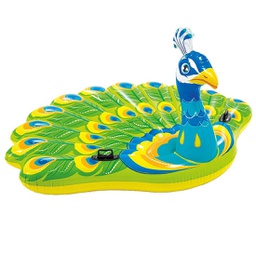 [NO57250] Intex inflatable float in the shape of a peacock island