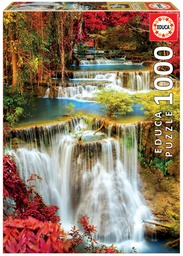 [18461] Educa puzzle installation waterfall in the forest - 1000 pieces