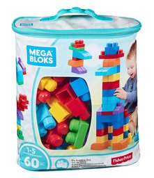 [DCH55] Mega Bloks Building Blocks Bag - 60-Pieces